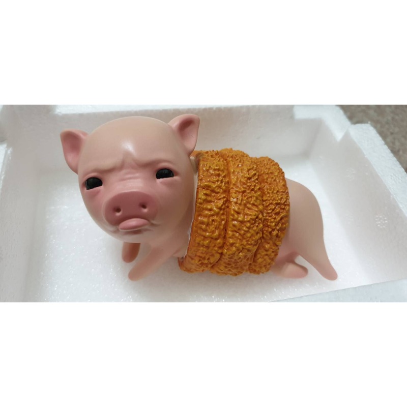 KATSU 食堂 豬排 油炸豬 公仔