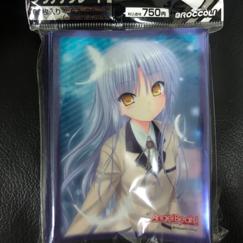 隱藏商店-&gt; VG WS 遊戲王 動漫卡套Angel Beats! 立華 奏 卡套（佳和）67×92mm 60枚全新未拆