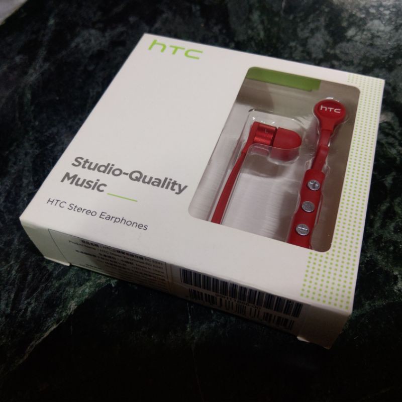 全新 HTC 原廠3.5mm耳機 限量紅 E241
