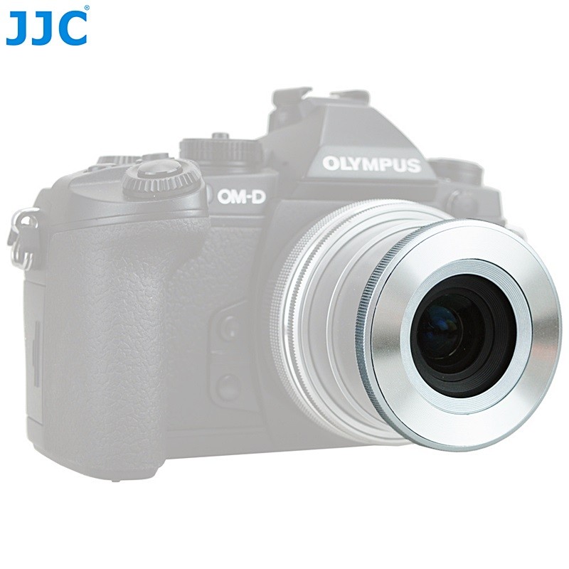 我愛買#JJC國際Olympus自動鏡蓋M.ZD 14-42mm 1:3.5-5.6 EZ相容LC-37C自動鏡頭蓋