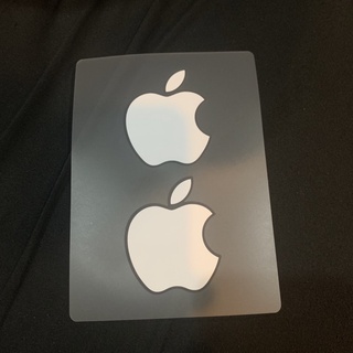 A:Apple原廠貼紙2入 蘋果貼紙 筆電貼紙