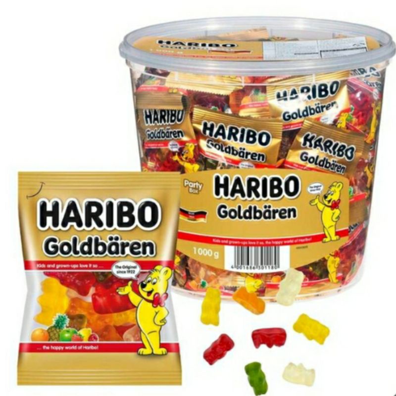 好市多代購 哈瑞寶（HARIBO） 金熊Q軟糖 1000公克 🉑️接受拆盒袋裝寄出再下單 小熊軟糖 軟糖