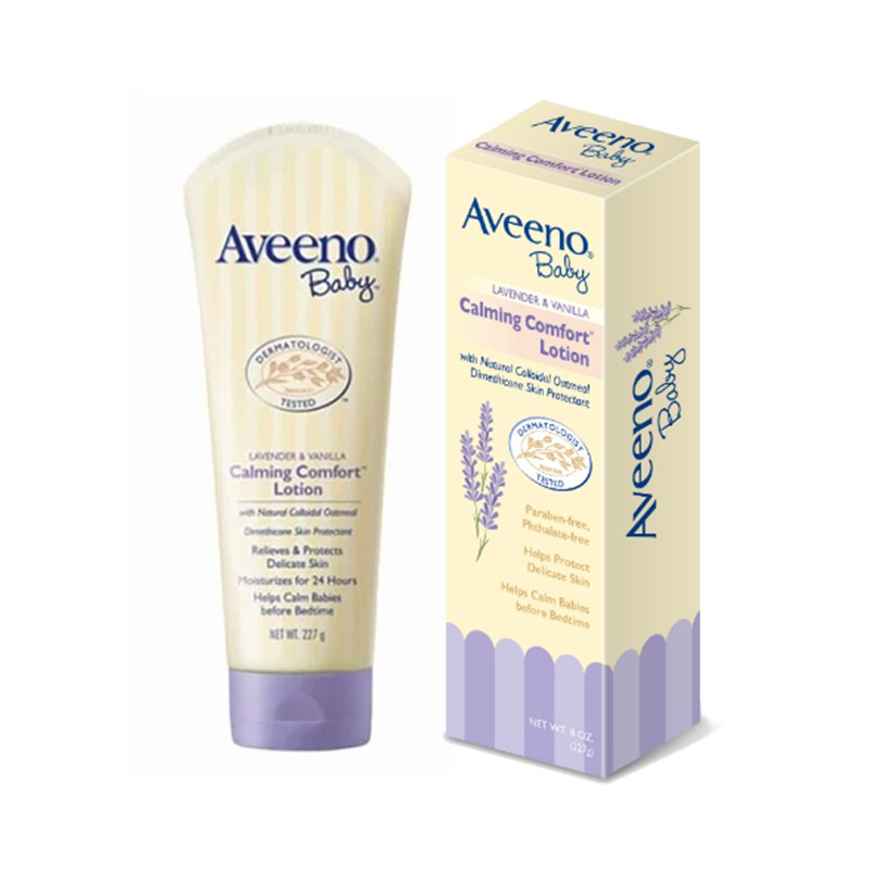 艾惟諾 Aveeno 嬰兒薰衣草燕麥香氛舒緩保濕乳(227ml)【安琪兒婦嬰百貨】