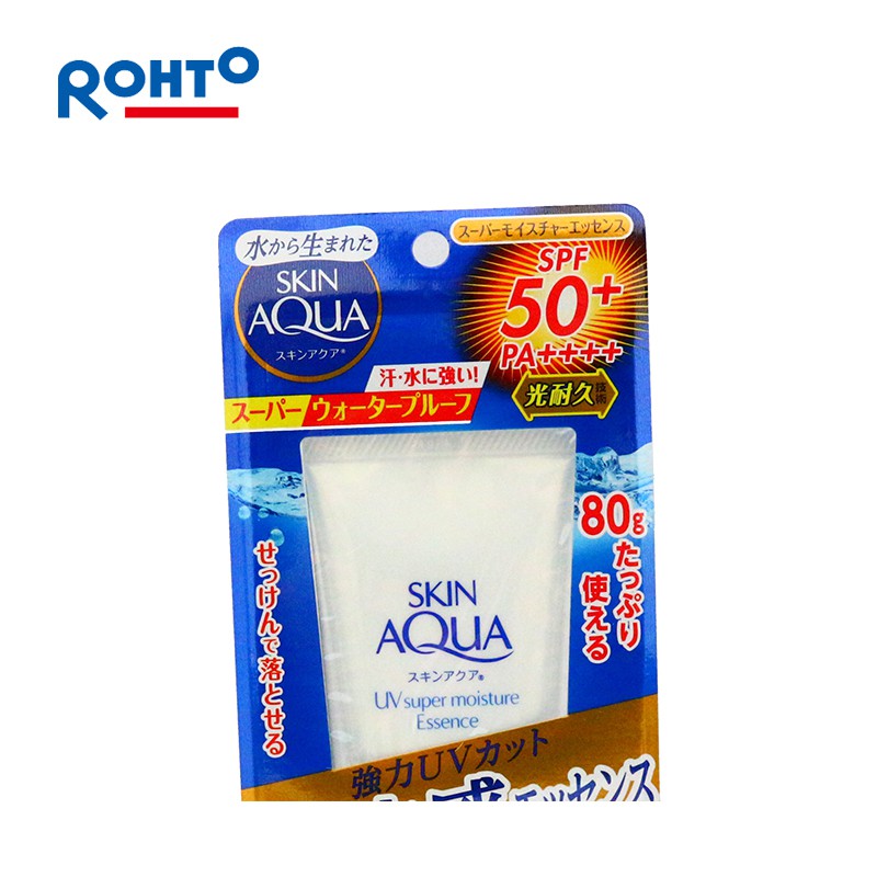 【日本厝內】樂敦製藥 SKIN AQUA 超保濕防曬乳 80g (附送美容補助食品一份)