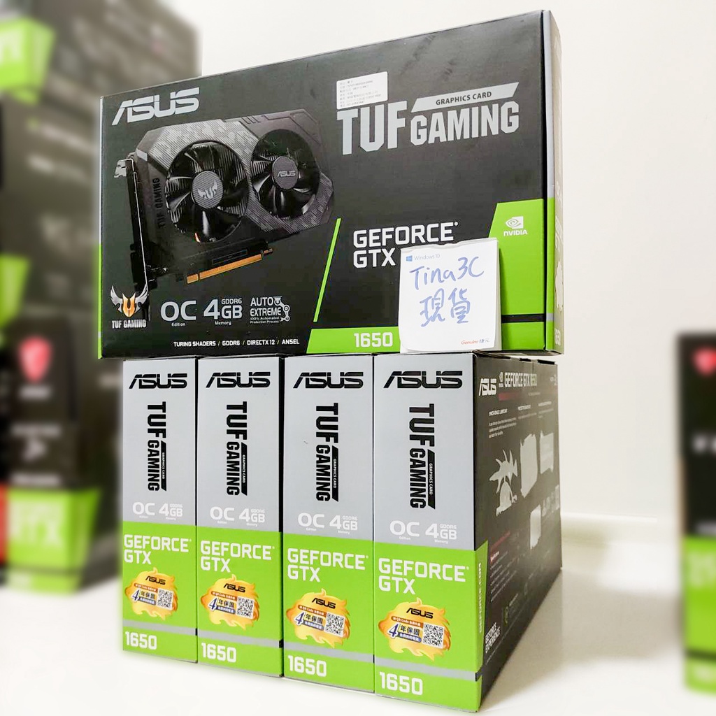 全新現貨! 華碩 TUF-GTX1650-O4GD6-GAMING