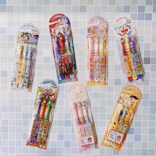【現貨】日本BANDAI 兒童牙刷3入組 3歲以上屁屁偵探 角落生物 牙刷