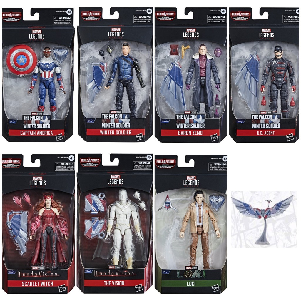 全新現貨 Marvel Legends 獵鷹 酷寒戰士 緋紅女巫 幻視 汪達 洛基 baf 7+1 漫威 超取免訂金