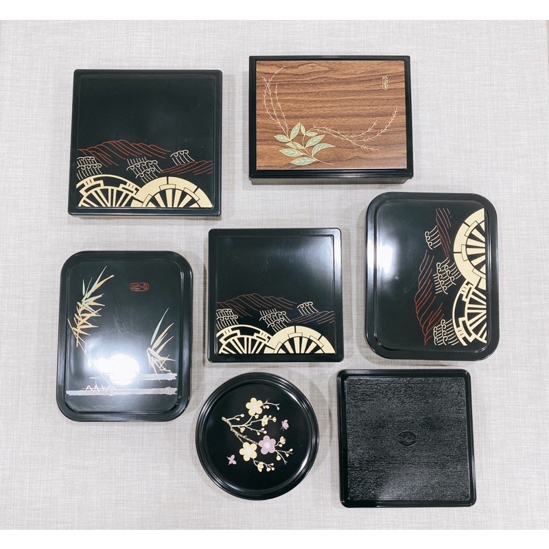 《茉莉餐具》🔥定食盒🔥分隔餐盒 日式定食盒 分餐盒 便當盒 定食 鰻魚盒 鰻飯盒 漆器