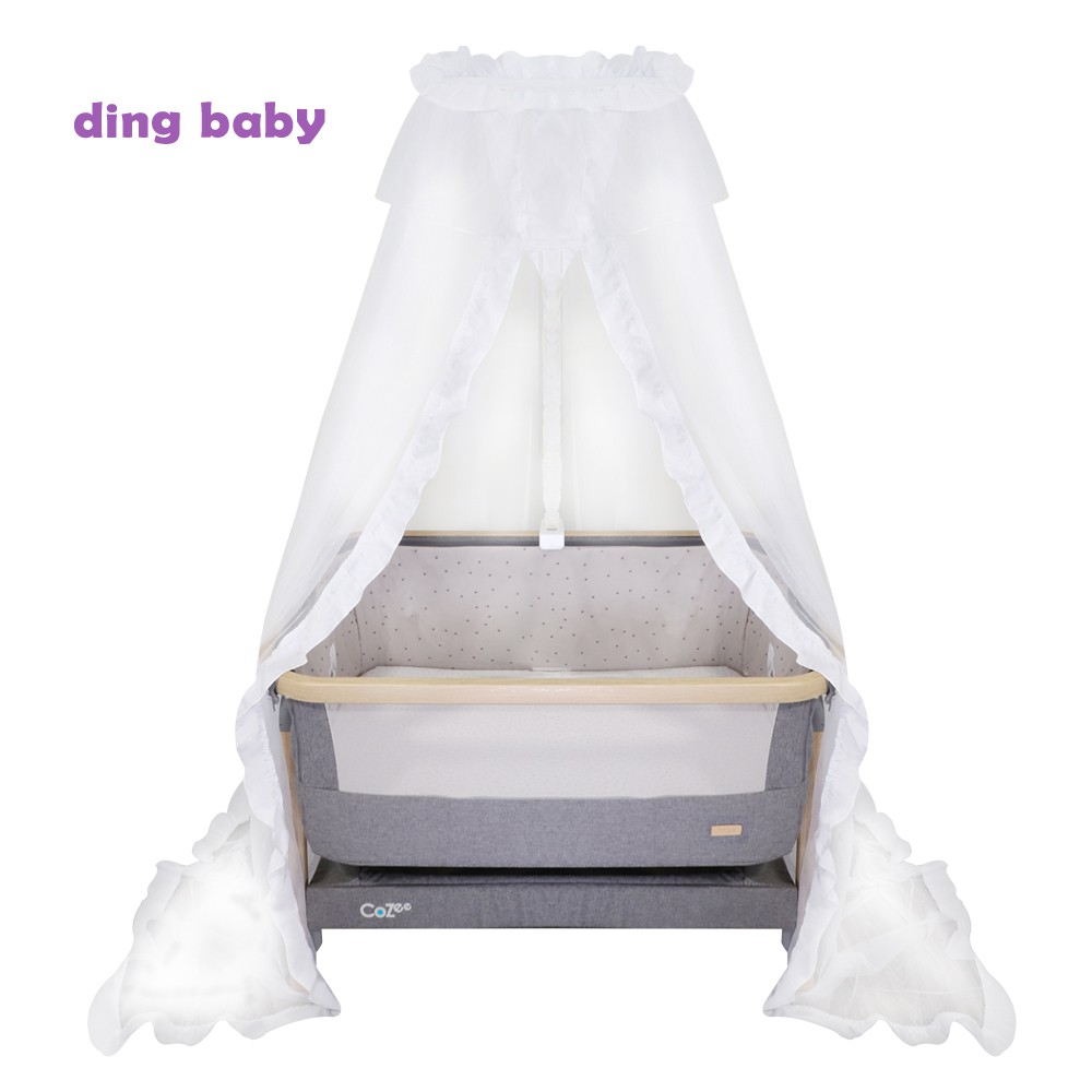 【ding baby】小丁婦幼 宮廷蚊帳-適用CoZee 秒收床邊床專用 小丁婦幼
