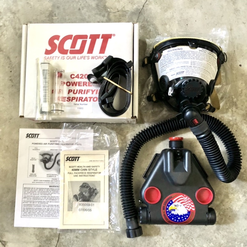 3M Scott safety 呼吸神器 AV2000防毒面具套裝 C420 PAPR