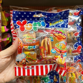 呦皮迷你超值組60g 值組合餐迷你包 印尼 Yupi 超值組合餐QQ軟糖 (內有漢堡.熱狗堡.薯條.可樂造型軟糖