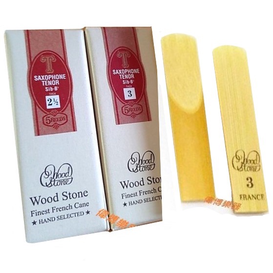 【偉博樂器】日本 石森 Wood Stone 次中音薩克斯風竹片 Tenor Sax Reed 手工挑選竹片 單片裝