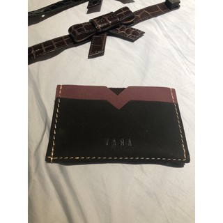 泰國 Vara 真皮 撞色卡夾 證件夾 名片夾 全新 現貨一個