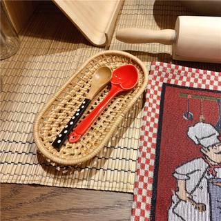 ♥Wood Wood Zakka 居家生活月秋藤編織餐具收納籃收納盒-預購