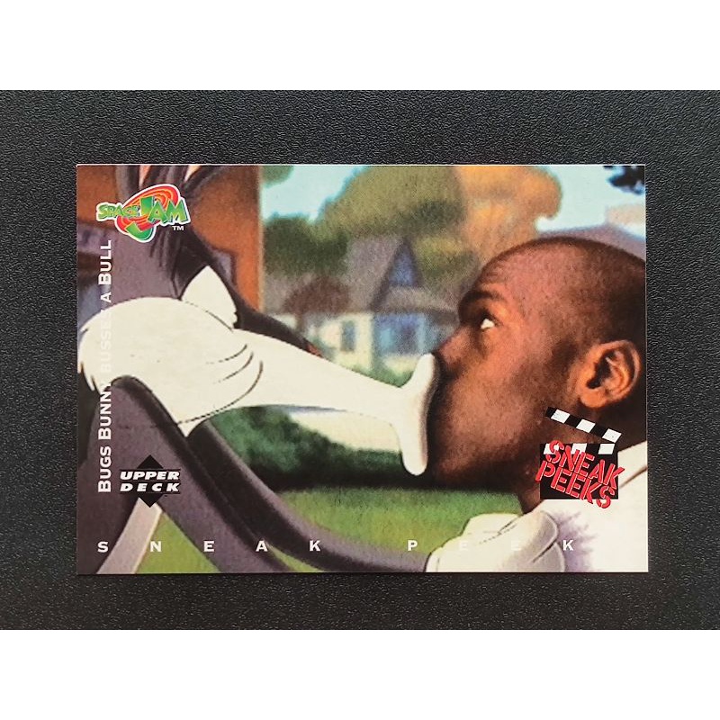 怪物奇兵 絕版 1996 Upper Deck Michael Jordan Space Jam Card #57