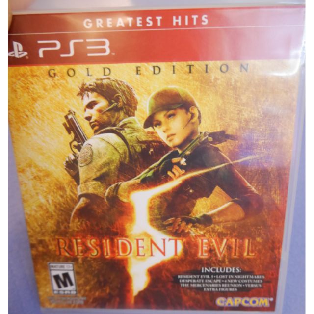 PS3正版  惡靈古堡 5 黃金版　 Resident Evil 5 Gold Edition