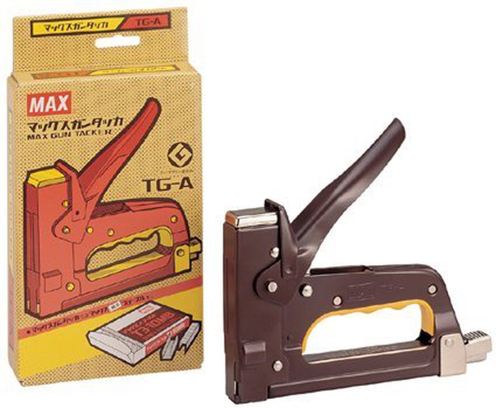 【老張-MAX 美克司】 TG-A 槍型釘書機 強力訂書機 釘槍 / 木工機 日本原裝