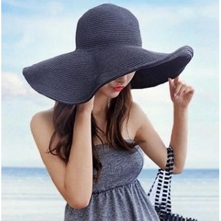 【s65】沙灘帽 大草帽夏天  女 旅行 遮陽帽 海邊