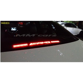 後擋風 後玻璃 煞車燈 後煞車 賓士 貼 Benz AMG W205 C205 Coupe W213 C238 C300