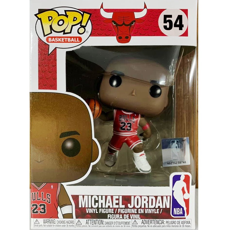 {克拉克玩具}FUNKO POP NBA MICHAEL JORDAN 54 麥可喬丹 紅球衣 芝加哥公牛