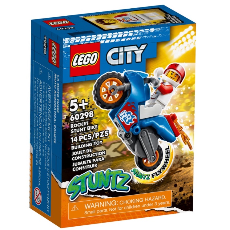 LEGO 60298 City-飛天特技摩托車