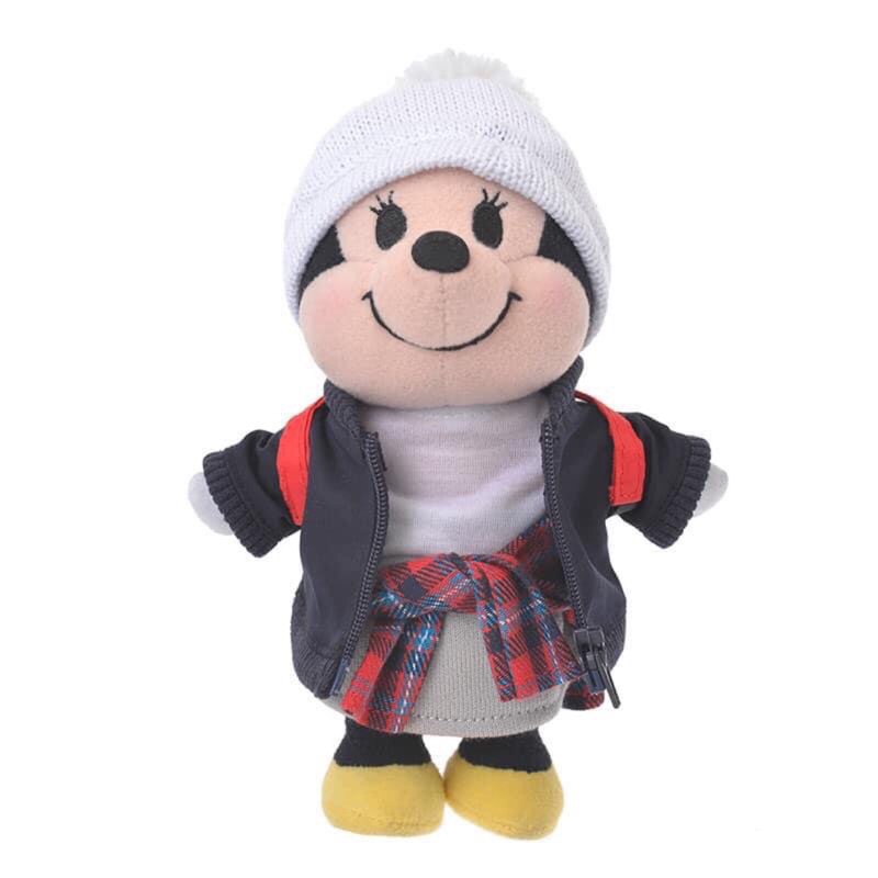 《現貨》日本迪士尼 骨架娃娃Nuimos 毛帽 蘇格蘭裙 小衣服 背包 變裝衣服 米奇 米妮 維尼