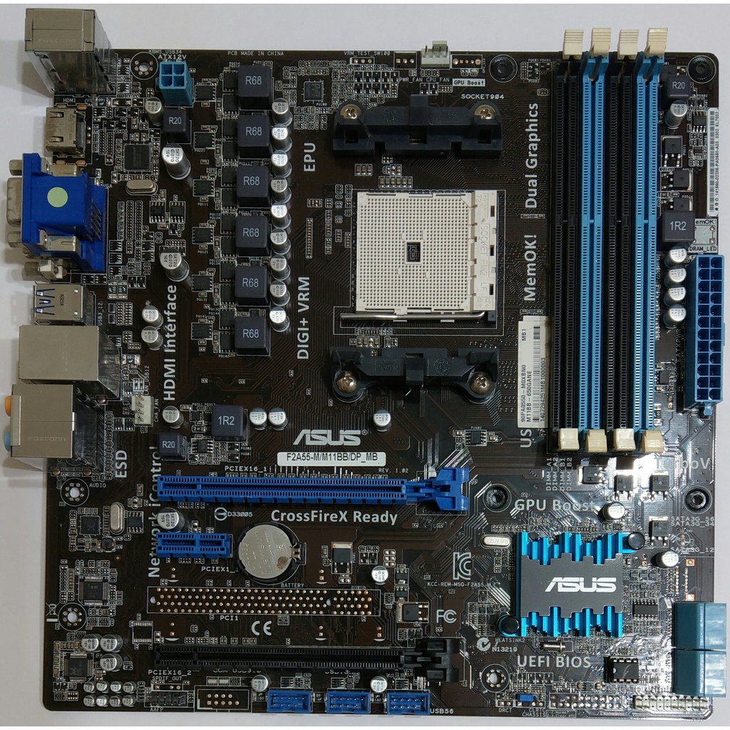 華碩 ASUS 桌機 M11BB主機板 F2A55-M (AMD FM2 腳座)