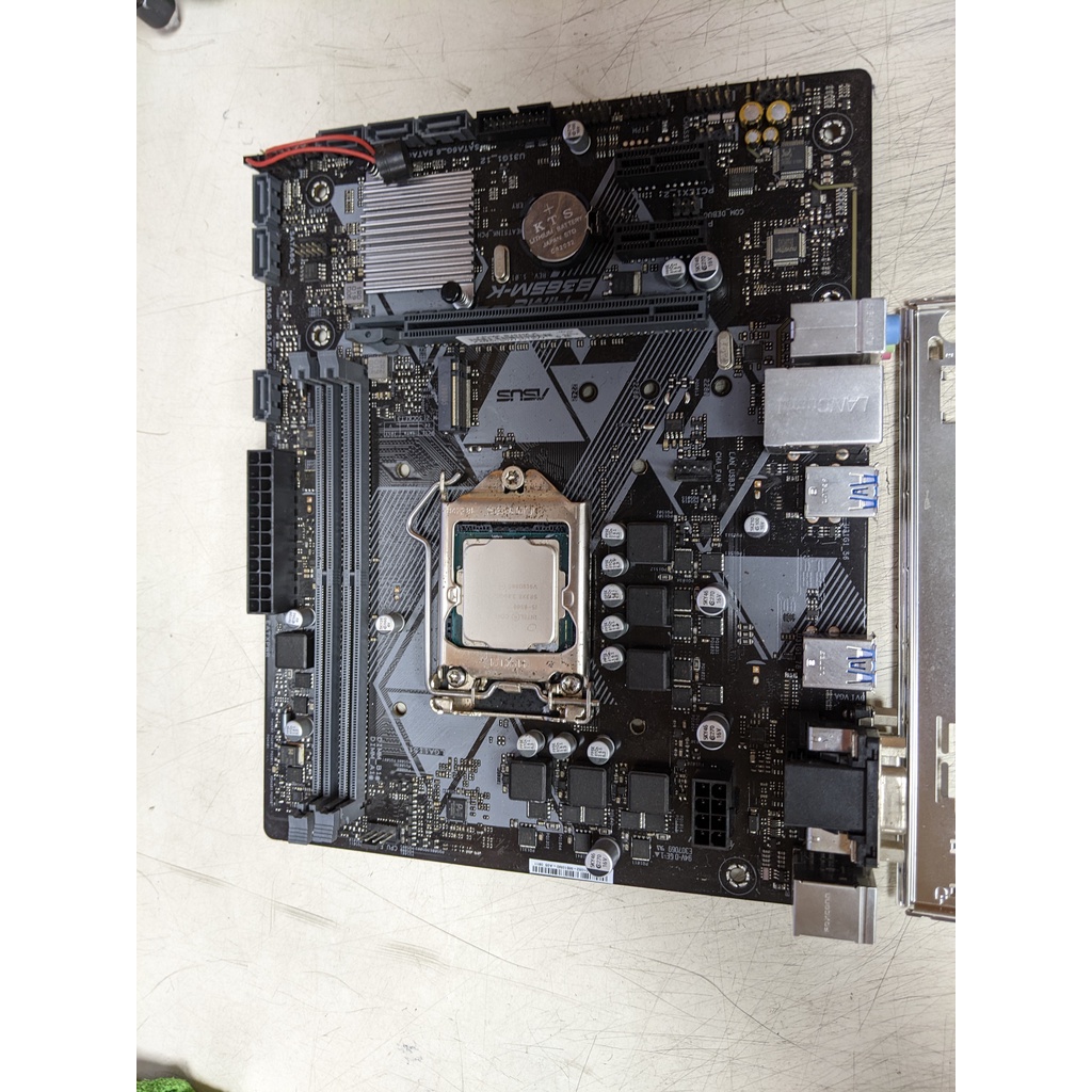 ASUS PRIME B365M-K /1151/DDR4/含檔板 二手良品 $1400元