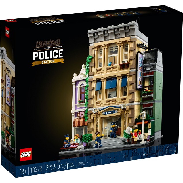 可郵寄 LEGO 樂高 10278 全新品未拆 街景系列 Police Station 警察局 甜甜圈店 報攤 警察