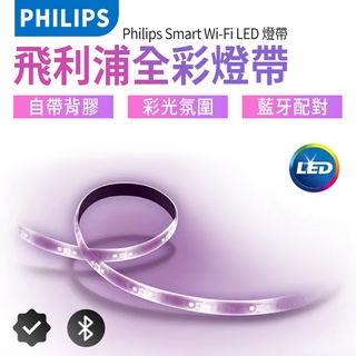 Philips 飛利浦 Wi-Fi WiZ 智慧照明 2M全彩燈帶(PW01N) 霓虹燈條 防水燈條 幻彩燈條 軟條燈