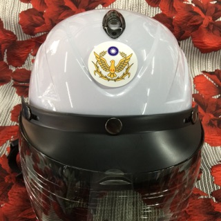 安全帽＊新款 透氣雪帽式＋加長PC抗UV鏡片 採用~鐵插扣環 也通用於 警用安全帽 例如 警察,巡守隊之類⋯