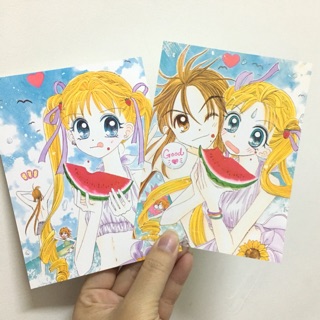 明信片2張！玻璃鞋之約 白夜夢幻曲！林青慧！