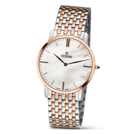 【TITONI 梅花錶】SLENDERLINE纖薄系列 輕薄男士時尚腕錶 TQ52918SRG-587