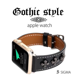 apple watch錶帶 6代 SE 5代 4代 復刻克羅心 銀飾 真皮錶帶 適用1 2 3代