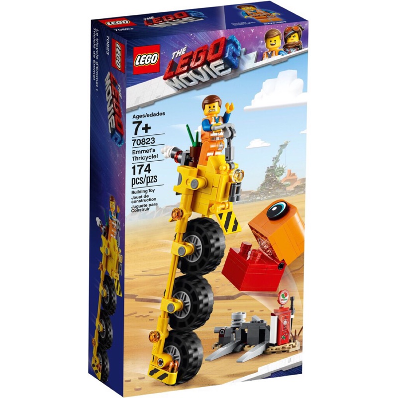 ［宅媽科學玩具］樂高LEGO 70823 愛密特的三輪車 樂高玩電影系列