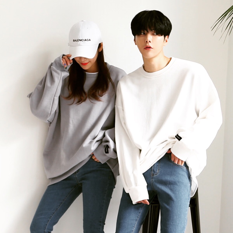 現貨 Oversize 大落肩大學t 不是ㄧ般版型情侶款7色 蝦皮購物