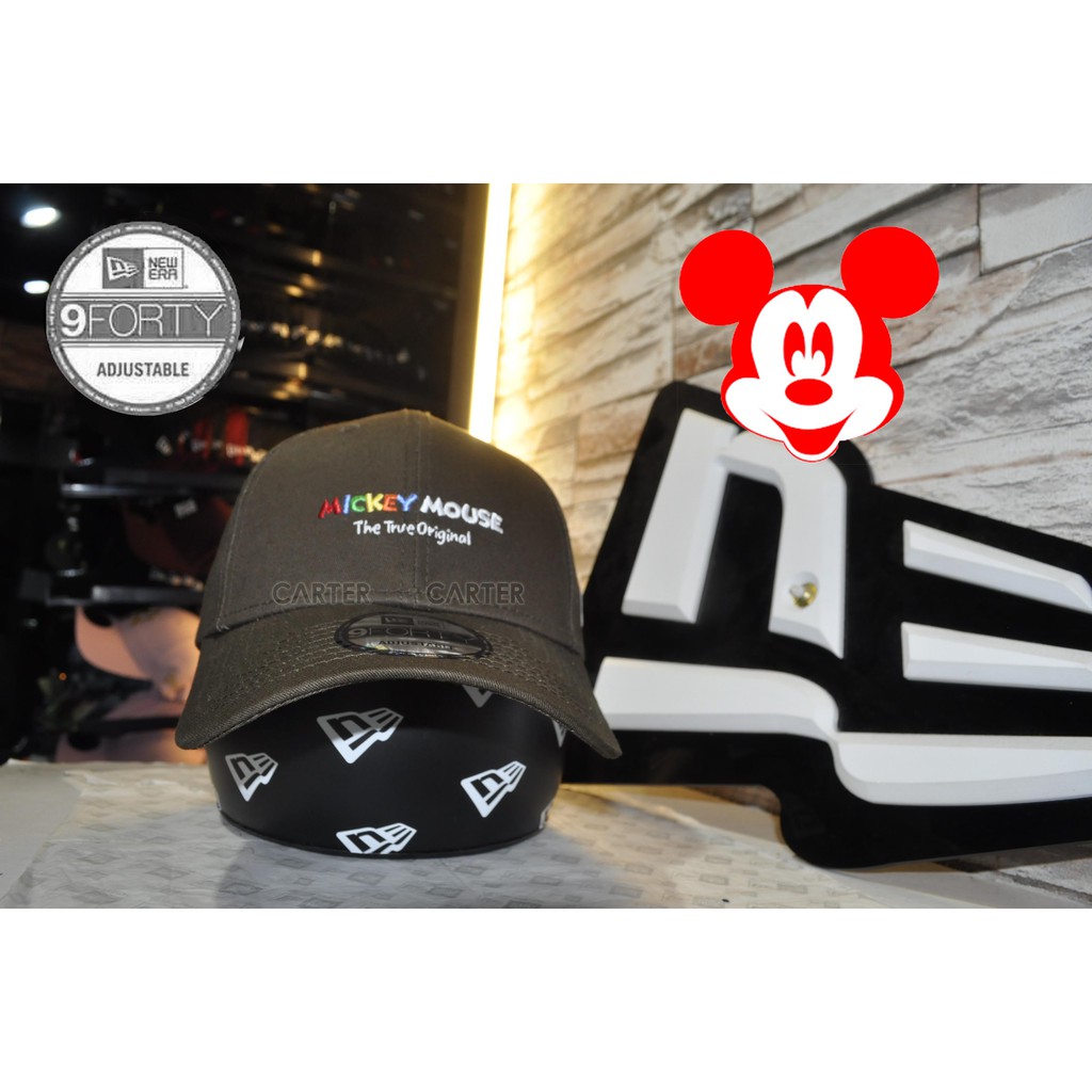 特價 New Era x Disney Mickey Mouse 9forty 經典米老鼠鴨舌帽2020年新款橄欖綠