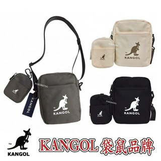 POKER📣(免運-原廠公司貨) KANGOL 袋鼠 限定款 潮流休閒小包 附零錢包 側背包 小包 斜背包 男生包包