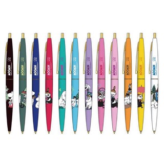 【CHL】SUN-STAR x BIC 可愛 復古 嚕嚕咪 質感 配色 金色 筆夾 0.5mm 黑墨 油性筆 鋼珠筆