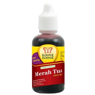 KOEPOE KOEPOE PASTA MERAH TUA 食用色素~深紅色FOOD COLORING DARK RED
