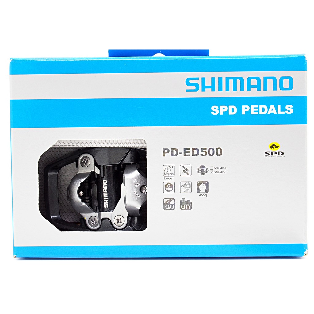 Shimano PD-ED500 公路車休閒踏板 卡踏 SPD系統 深灰色公司貨