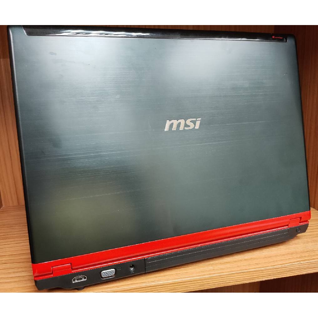 雙十特價 二手筆電 15吋 MSI GX640 I7 -720 / 4G / 240G SSD / GTX285M 獨顯