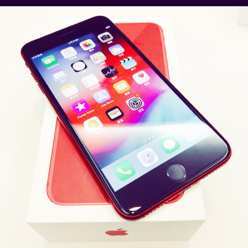 9.8新iphone8 plus 256g限量紅 保固內 盒序一樣 功能正常電量98%保固到2019/3=19800