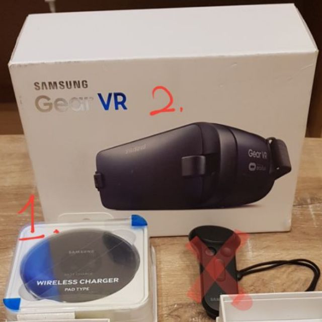 Samsung gear vr及無線充電板