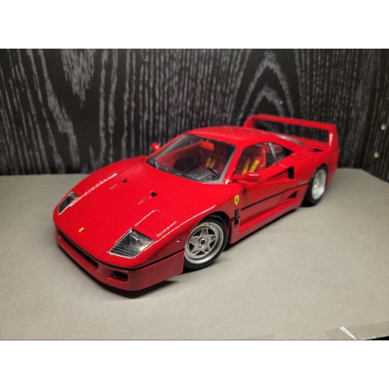 Bburago Ferrari F40 黑盒精緻版 1/18
