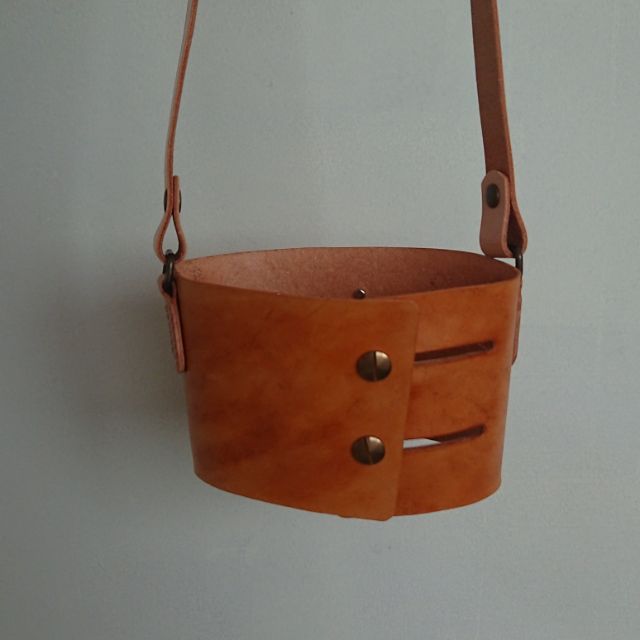 手工皮革 手搖飲料皮革杯套 蝦皮購物