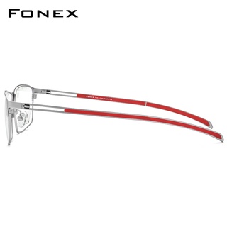 Image of thu nhỏ Fonex 鈦合金眼鏡架男士 2021 新款超輕方形光學鏡架韓國無螺絲眼鏡 #6