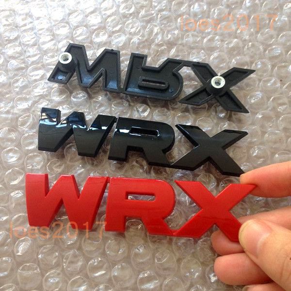 4色 WRX SUBARU 車標 改裝 前標 中網標 水箱罩標 字標 水箱罩 中網 頭標 網標 STI 森林人 XV