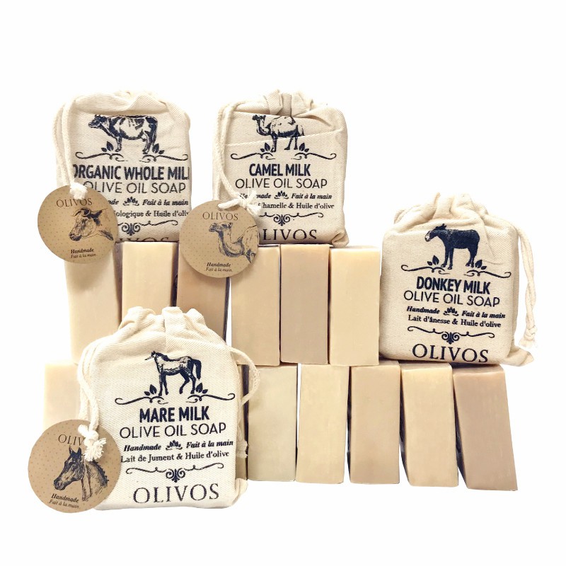 [總代附發票]Olivos奧莉芙的橄欖動物奶手工皂 駱駝奶/羊奶/膠原蛋白/西班牙鼠尾草籽&amp;酪梨【全通路最新效期】