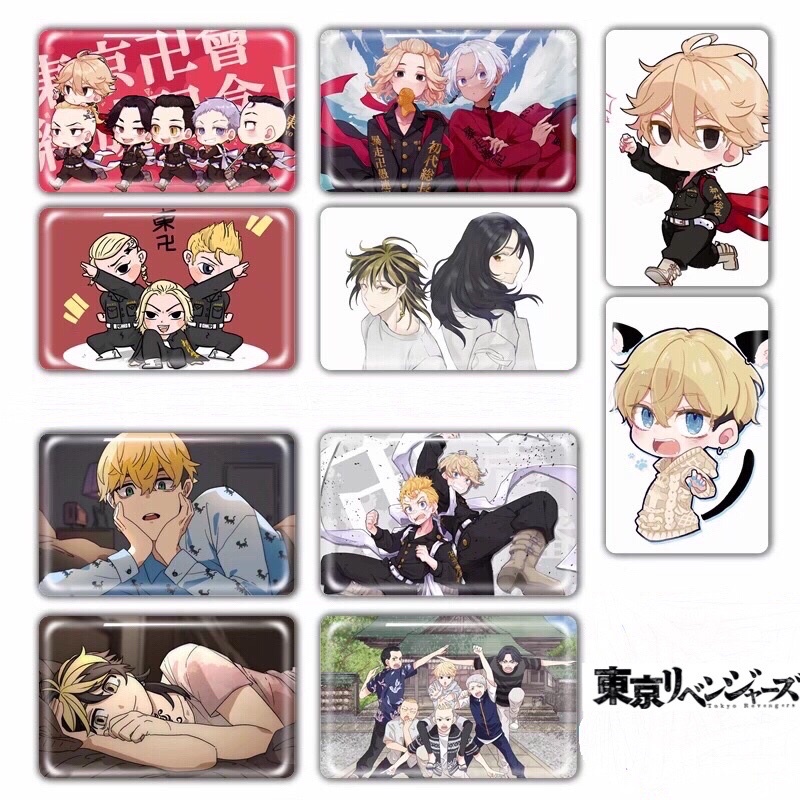 現貨《豬排蓋飯》東京卍復仇者 Mikey佐野萬次郎 龍宮寺堅 場地圭介 松野千冬 三谷隆 武道 卡貼悠遊卡貼紙